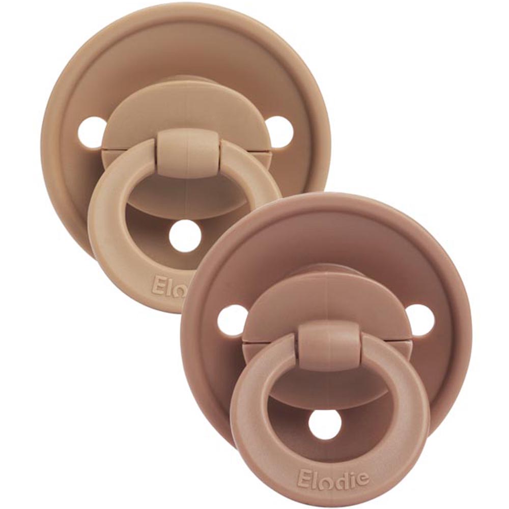 Elodie Details - Lot de 2 sucettes physiologiques en silicone Soft (3 mois et +)