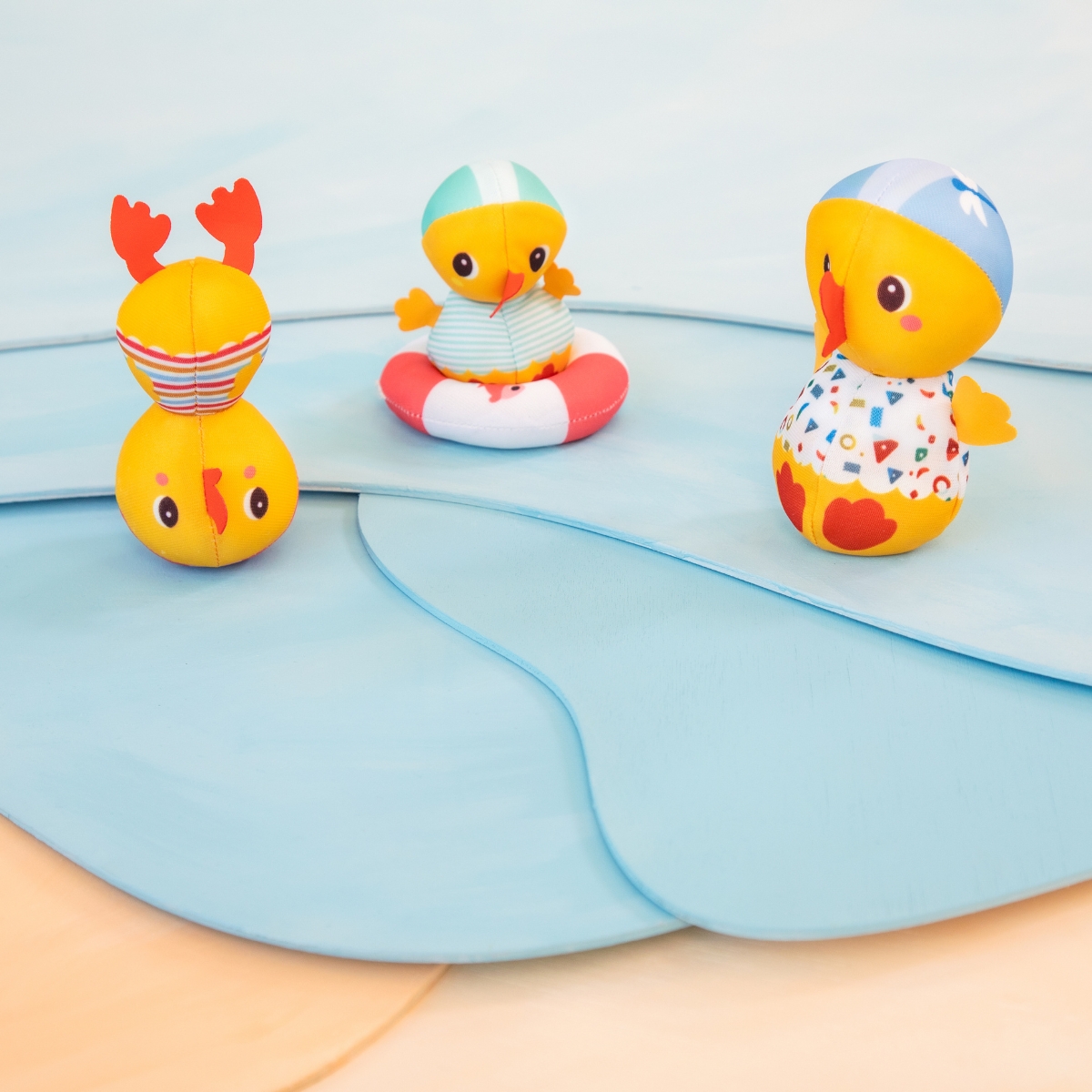 Jeu de bain canards au bord de l'eau (3 pièces) (Lilliputiens) - Image 2