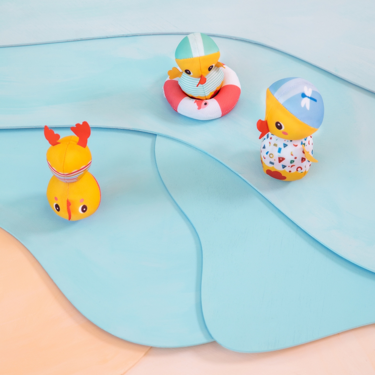 Jeu de bain canards au bord de l'eau (3 pièces) (Lilliputiens) - Image 3