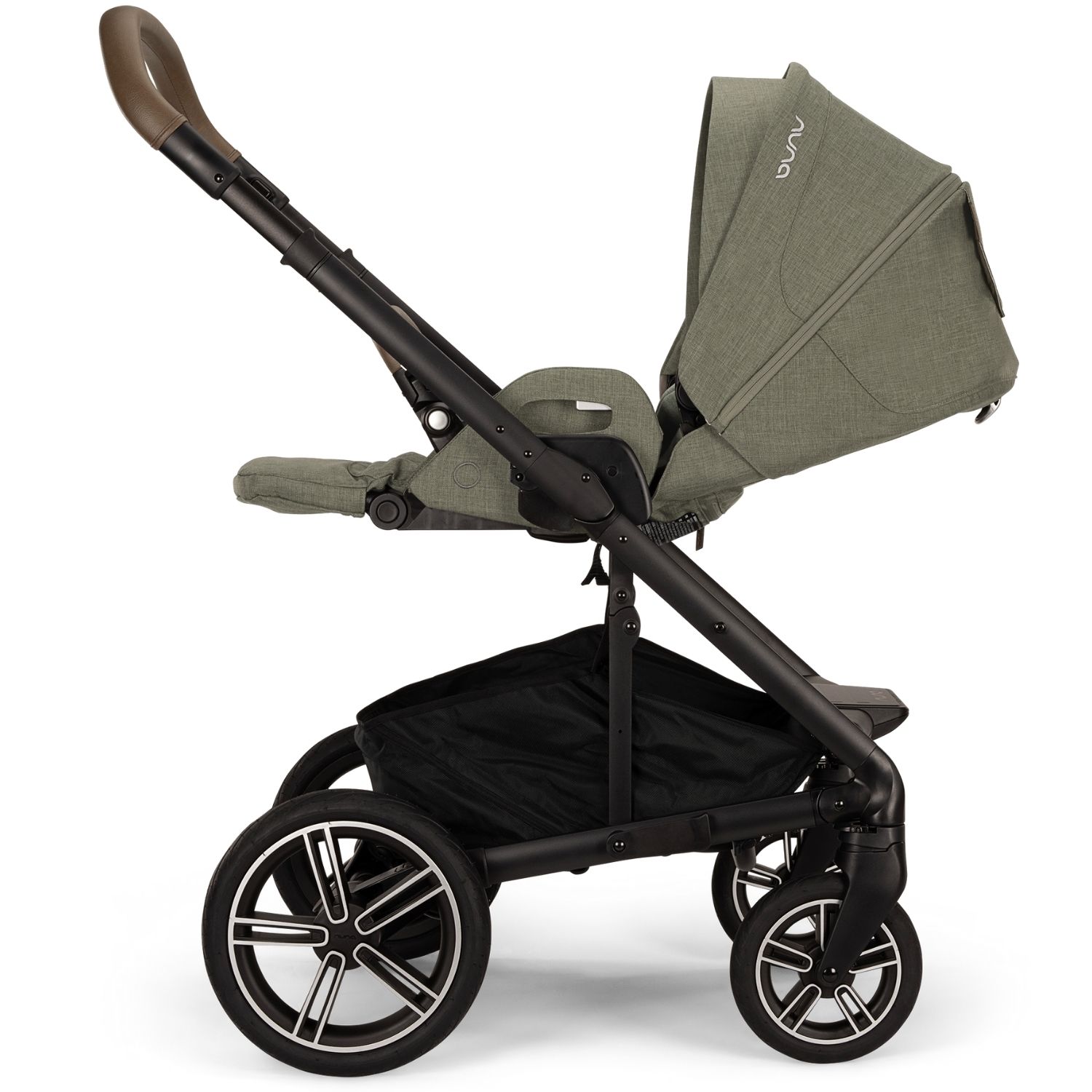 NUNA - Poussette MIXX NEXT Pine effet cuir café