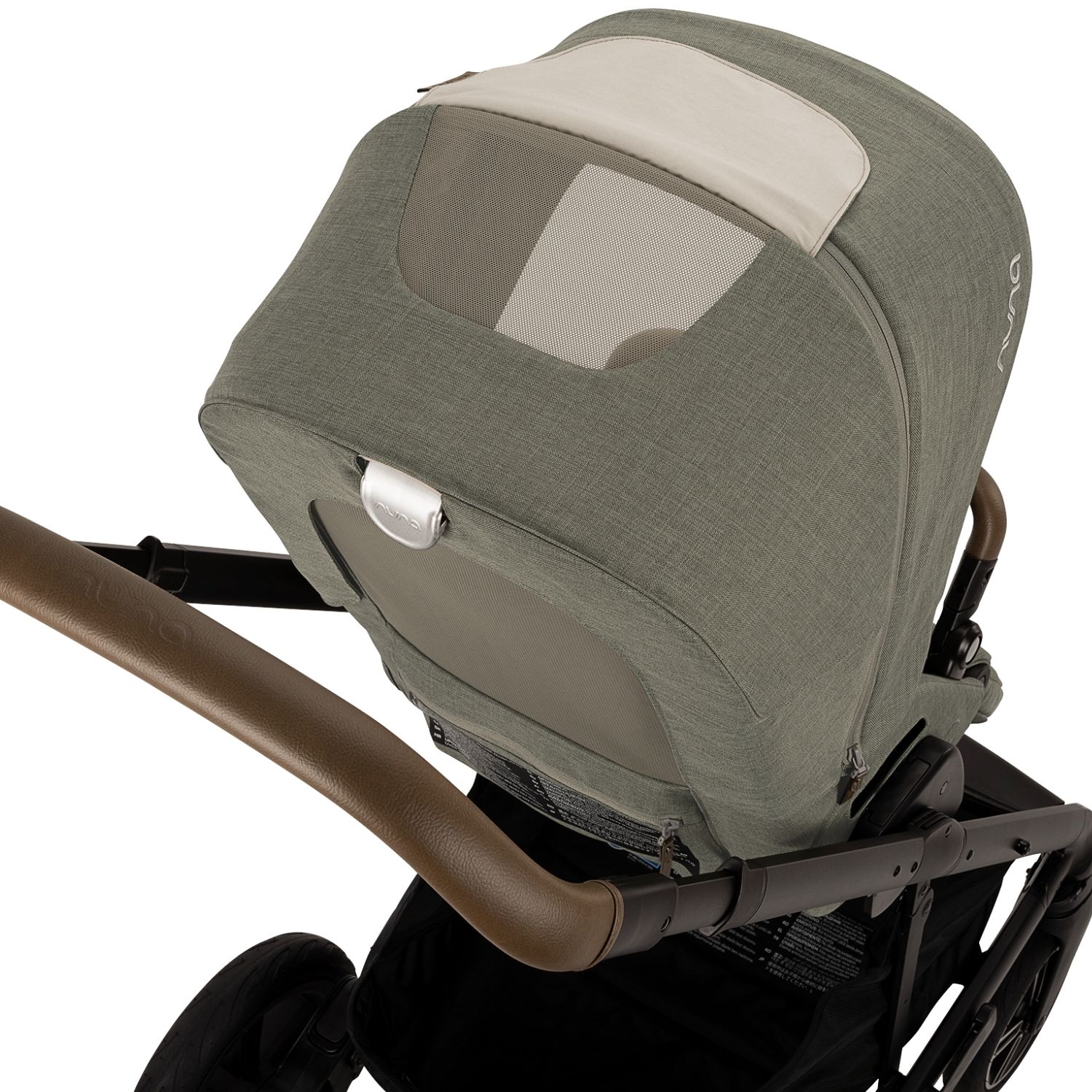 Poussette MIXX NEXT Pine effet cuir café (NUNA) - Image 6