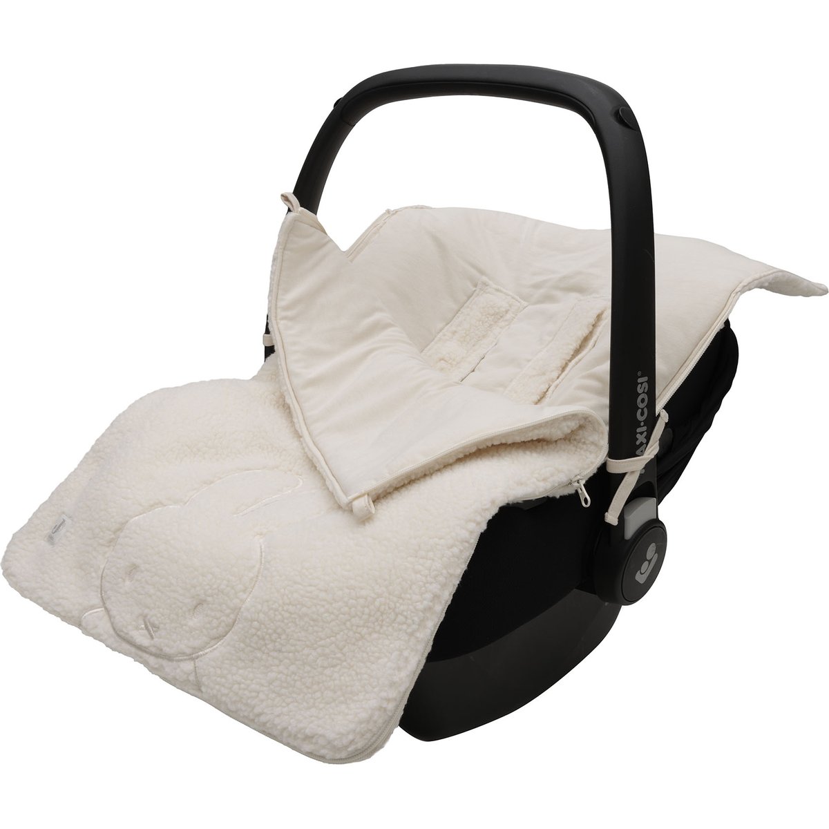 Nid d'ange passe sangle Miffy Teddy Oatmeal (groupe 0+) (Jollein) - Image 1