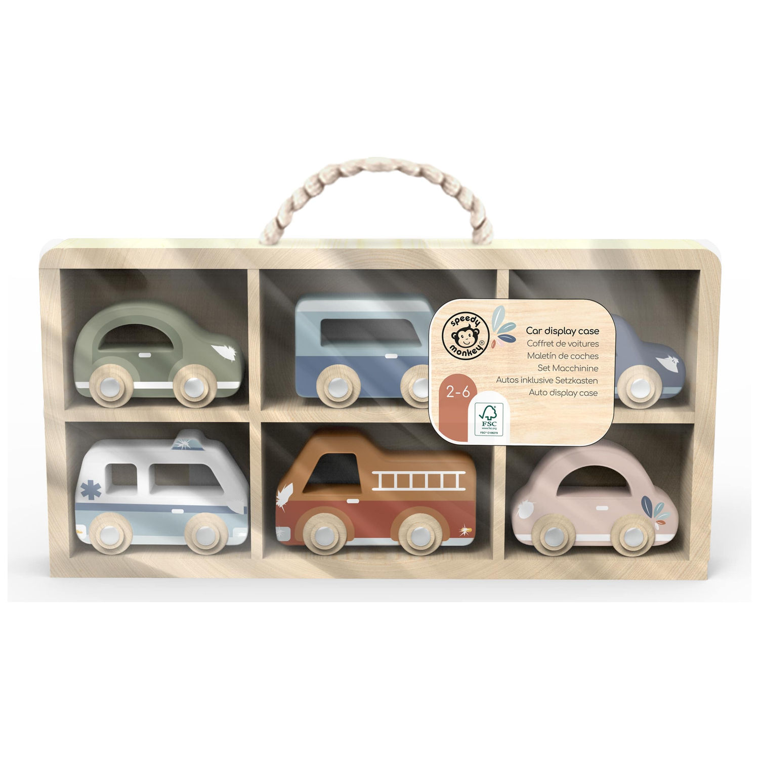 Coffret de voitures (6 voitures) (Speedy Monkey) - Image 3