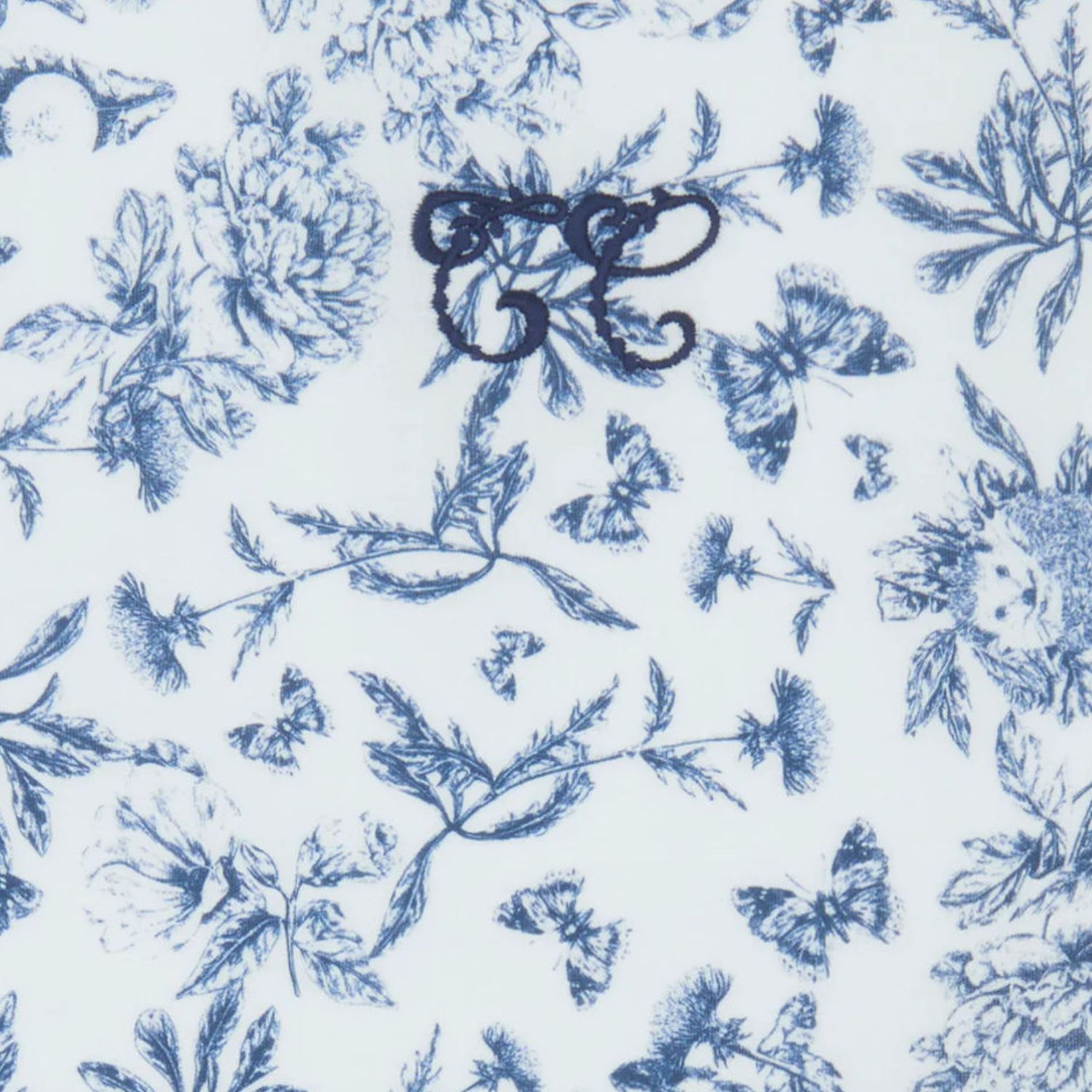 Tour de lit adaptable Toile de Jouy bleu (Tartine et Chocolat) - Image 4