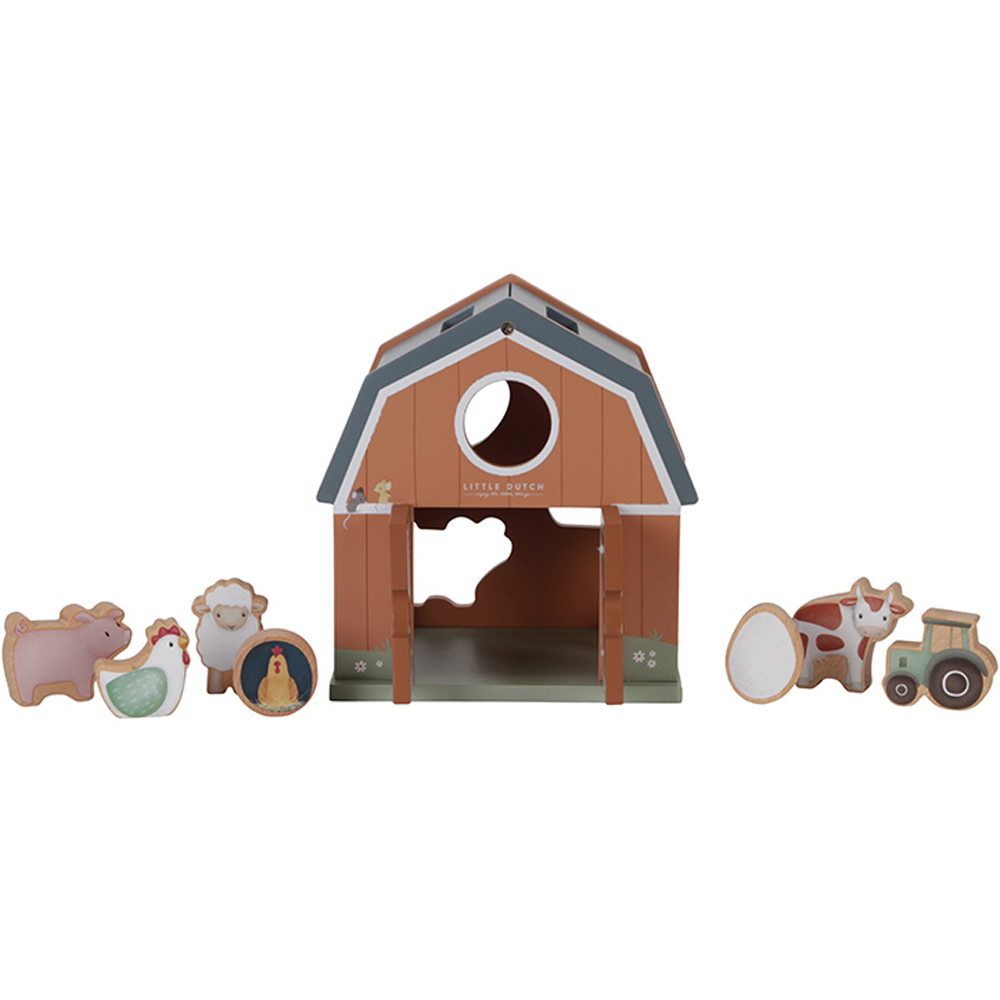 Boîte à formes en bois Little Farm (Little Dutch) - Image 5