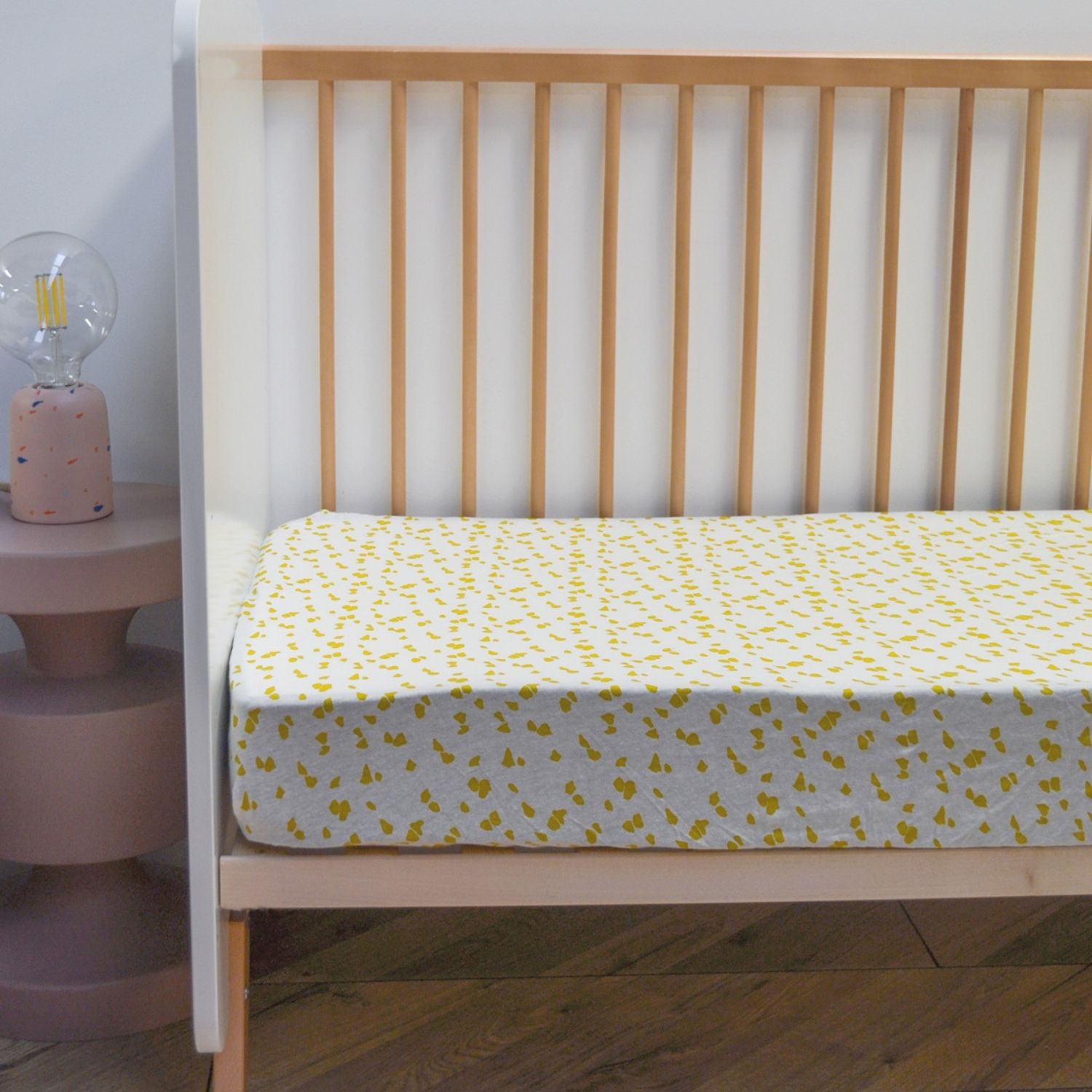 Drap housse en jersey Honey Moon (60 x 120 cm) (Domiva) - Image 2
