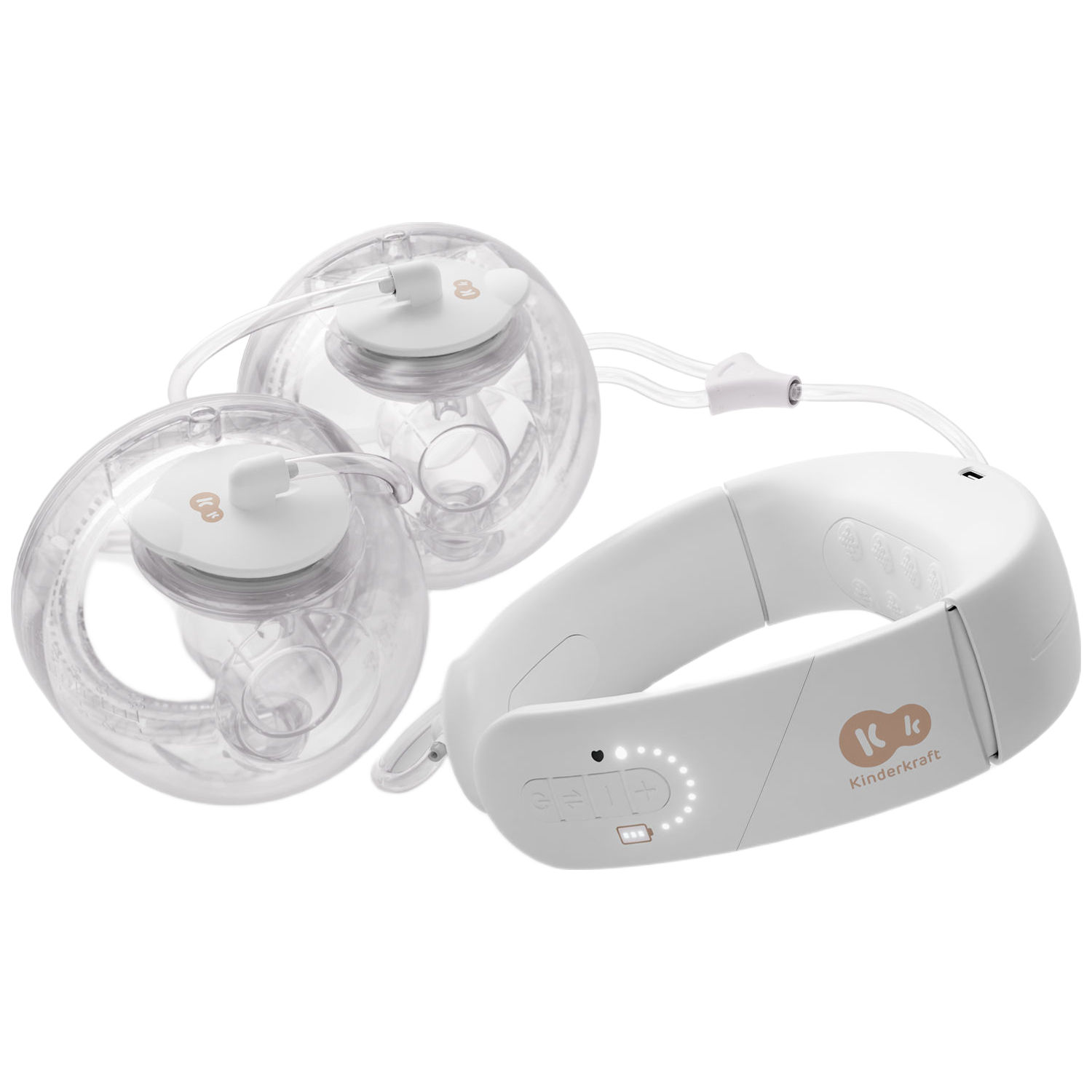 Kinderkraft - Tire-lait double mains libres GentleNest