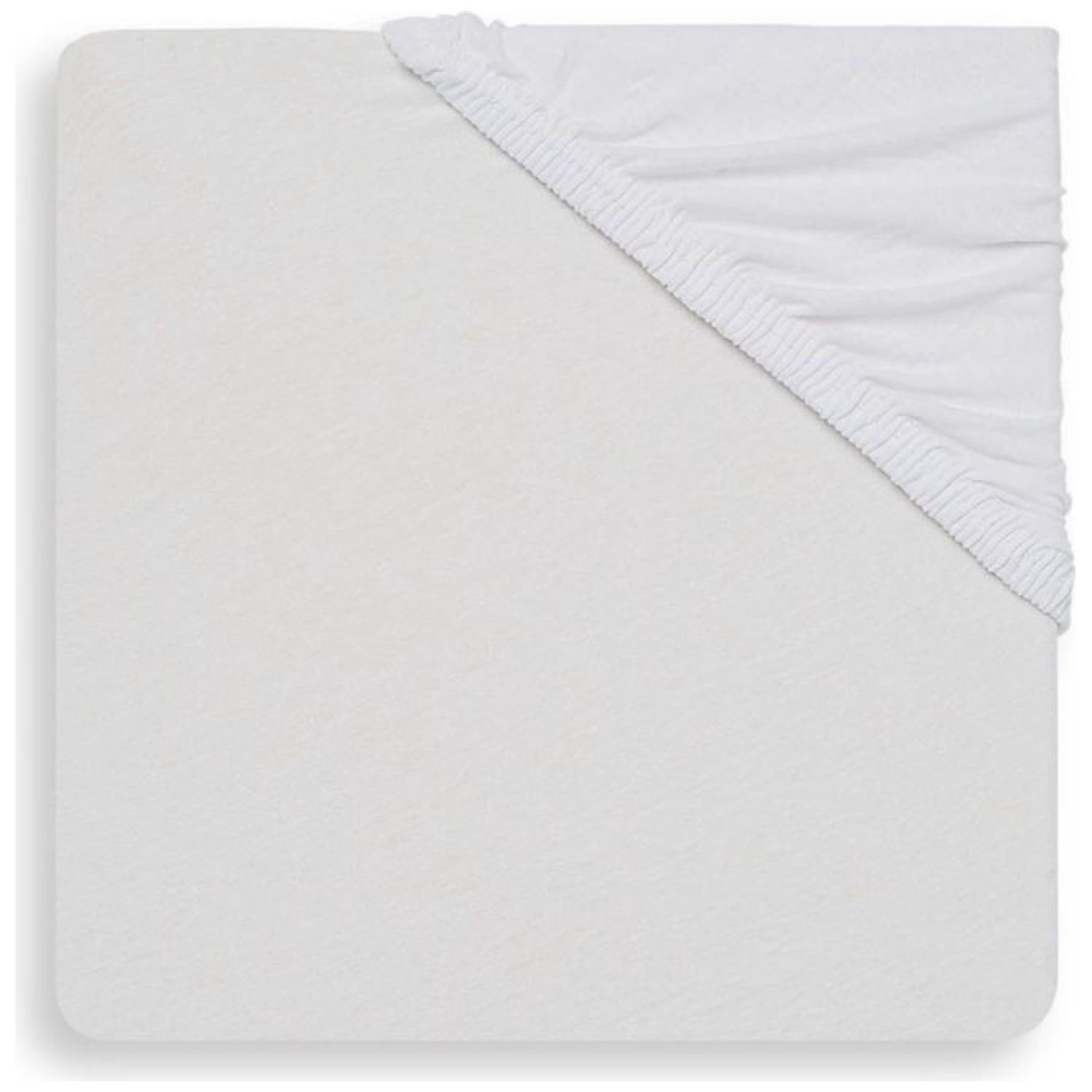 Jollein - Drap housse en jersey Blanc (70 x 140 cm)