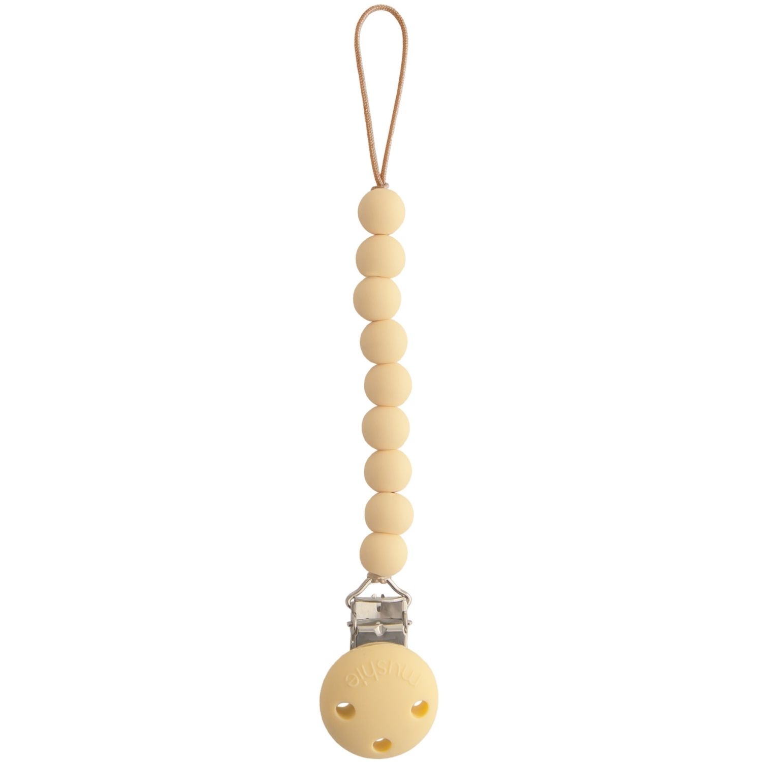 Attache sucette Hera Pale Yellow (Mushie) - Image 1