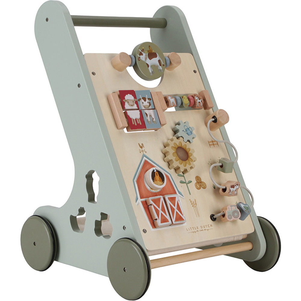 Chariot de marche en bois Little Farm (Little Dutch) - Image 3