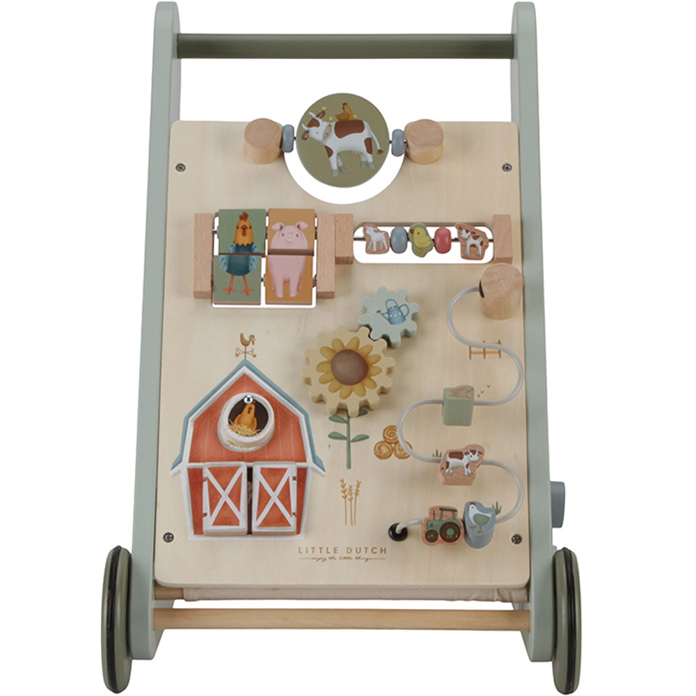 Chariot de marche en bois Little Farm (Little Dutch) - Image 4