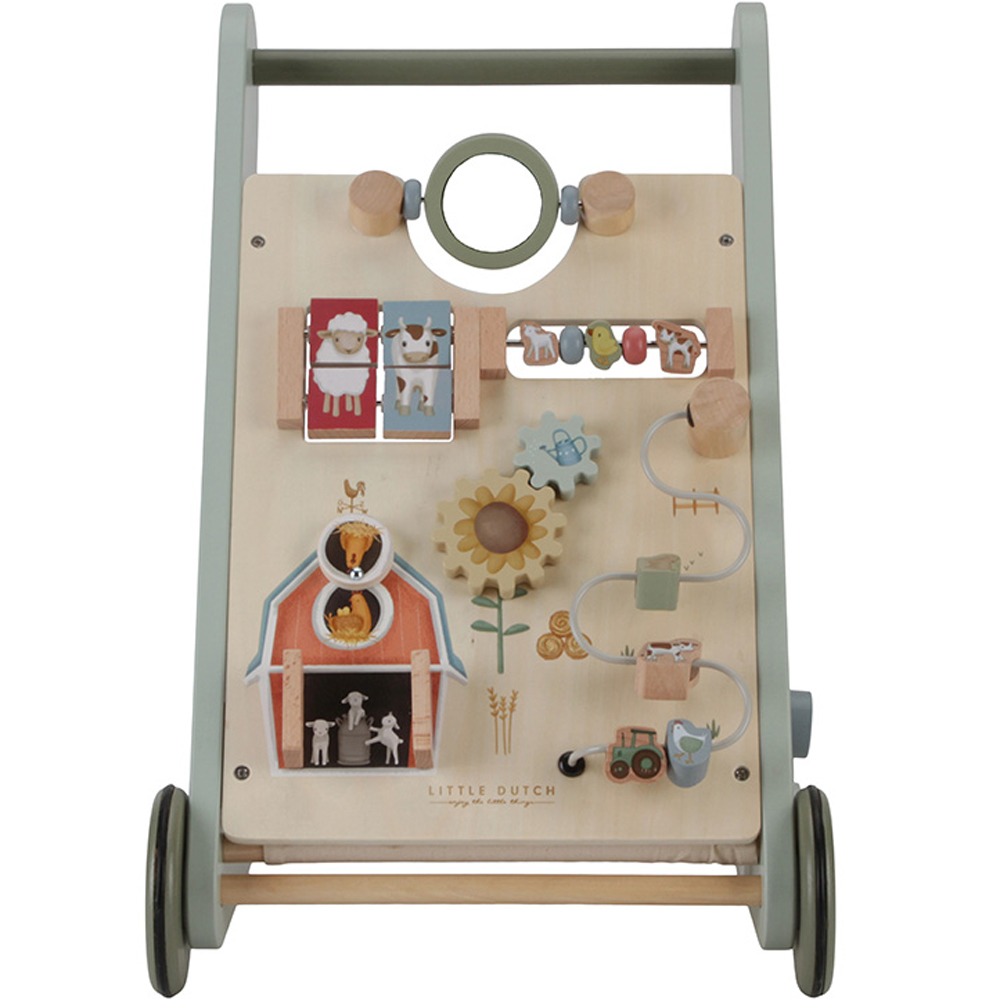 Chariot de marche en bois Little Farm (Little Dutch) - Image 5