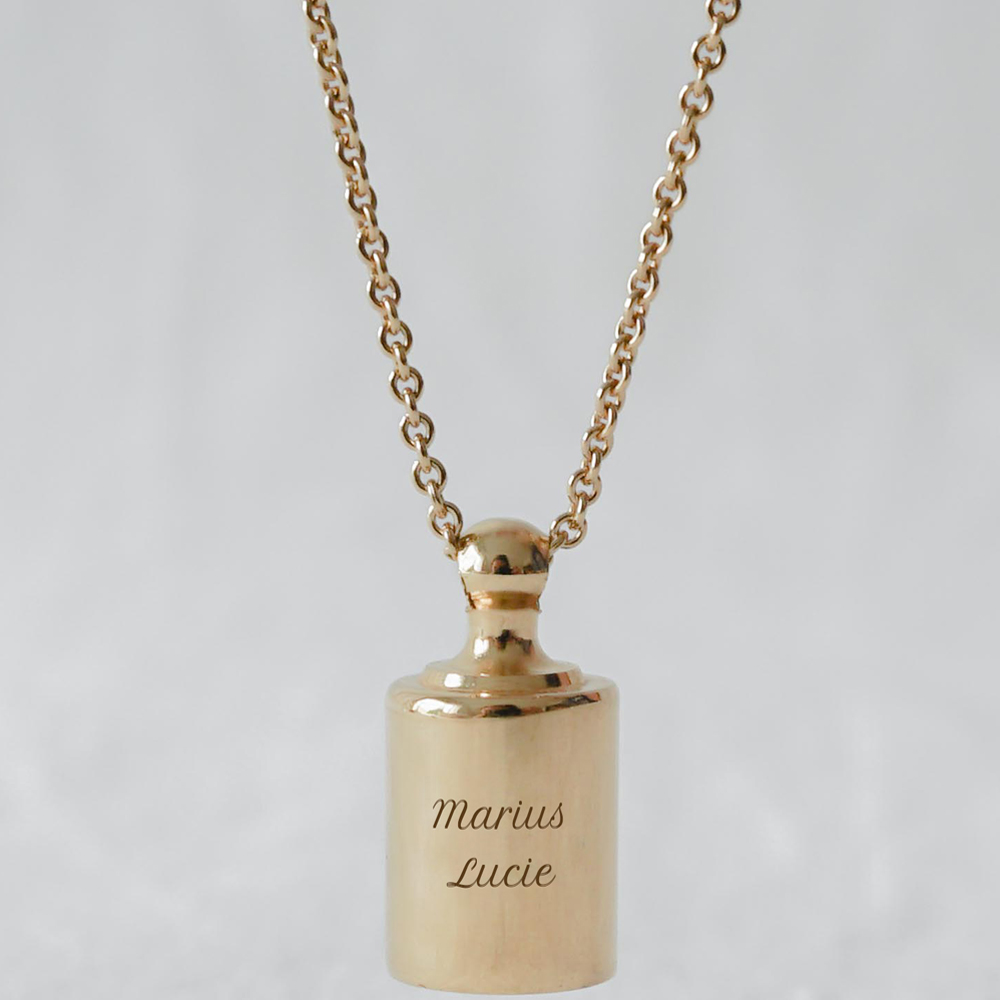 Collier personnalisable plaqué or jaune (Mon Petit Poids) - Image 8