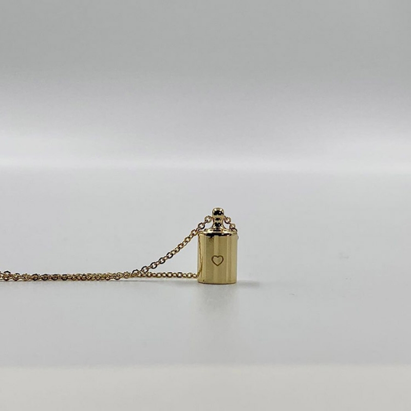 Collier personnalisable plaqué or jaune (Mon Petit Poids) - Image 6