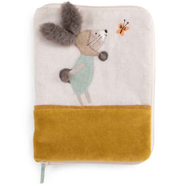 Moulin Roty - Protège carnet de santé Trois petits lapins