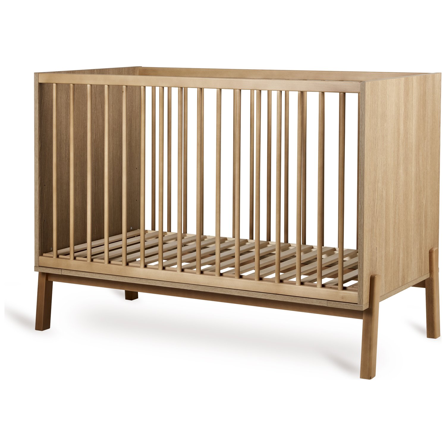 Lit à barreaux Ashi Honey Ash (120 x 60 cm) (Quax) - Image 1