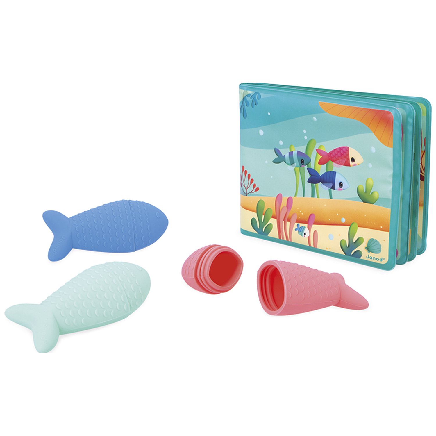 Livre de bain La fête sous l'océan (4 pièces)