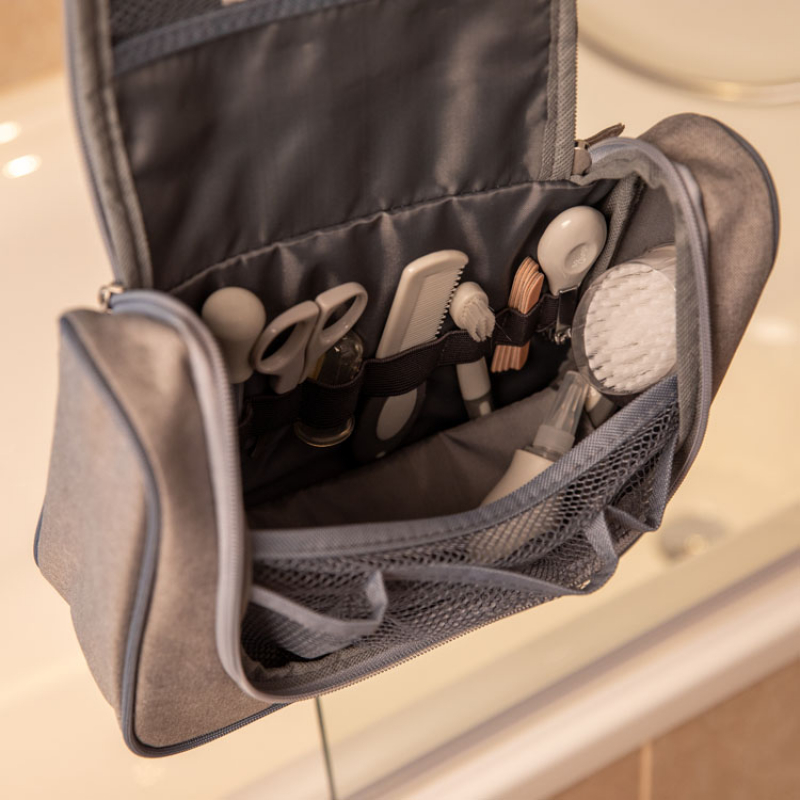 Trousse de soin luxe grise (15 pièces) (Bo Jungle) - Image 4