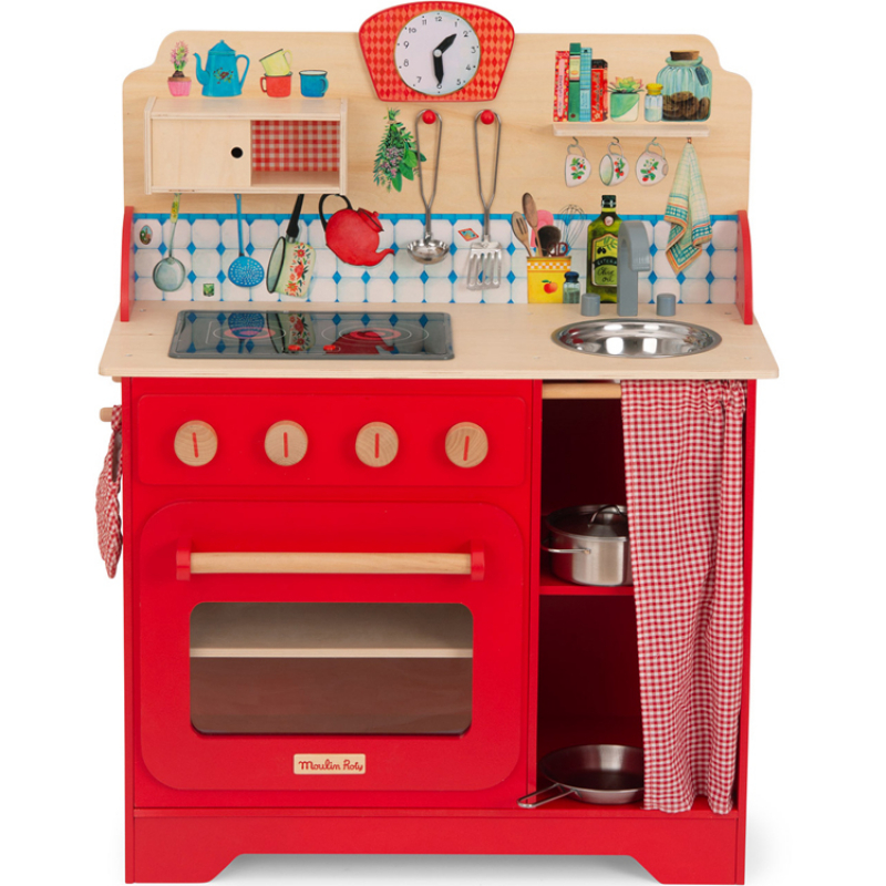 Cuisine enfant rouge La Grande famille