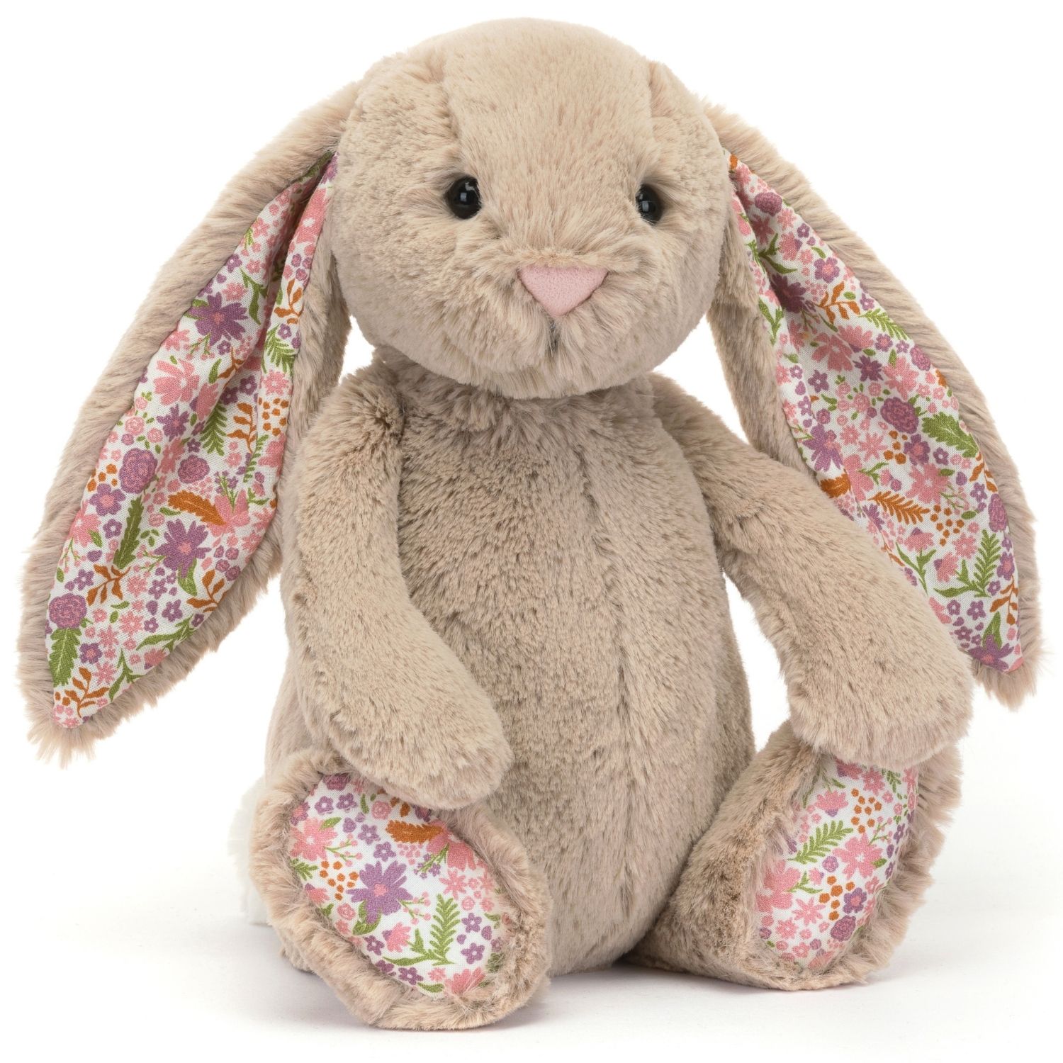 Jellycat - Peluche Bashful Lapin en fleurs Beige (31 cm)