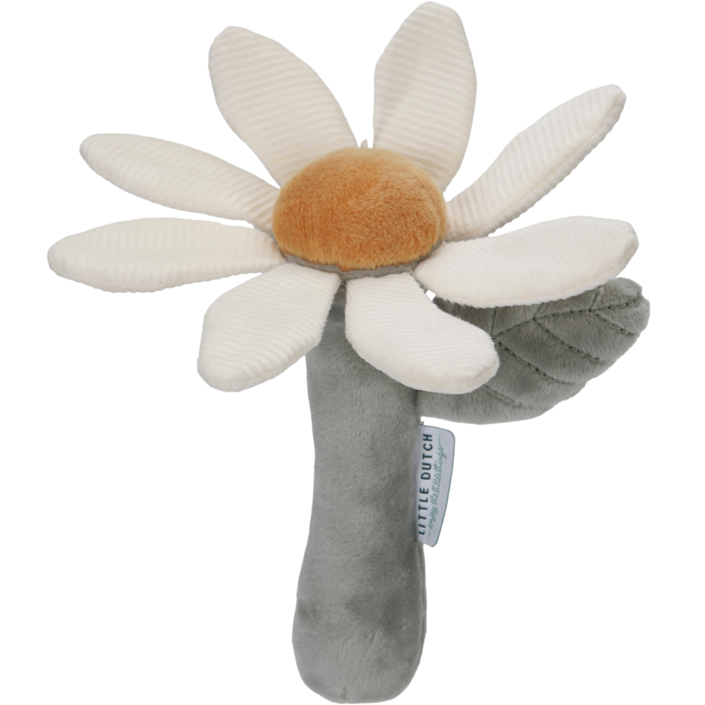 Hochet peluche fleur Little Farm (Little Dutch) - Image 1