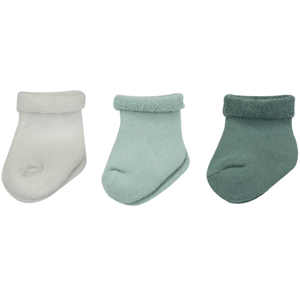 Lot de 3 paires de chaussettes Sauge (0-6 mois) (Trois Kilos Sept) - Image 1