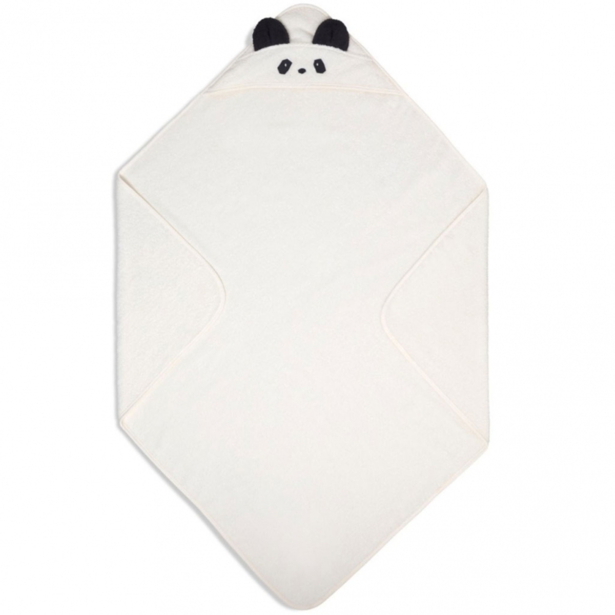 Cape de bain Augusta Panda creme de la creme (100 x 100 cm) (Liewood) - Image 2