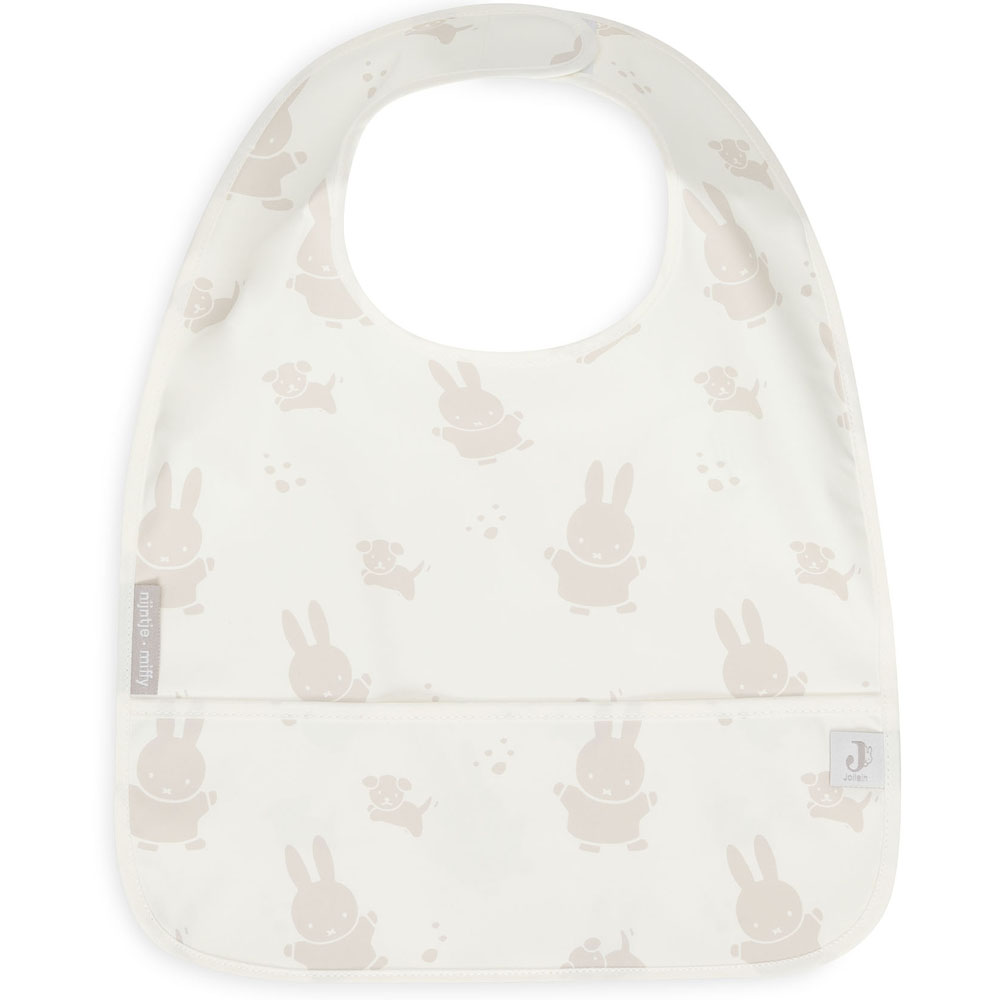 Lot de 2 bavoirs plastifiés Miffy Snuffy Nougat (Jollein) - Image 5
