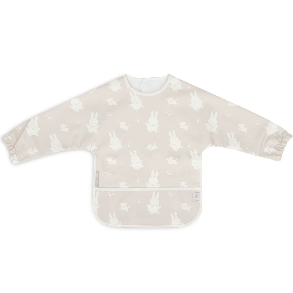 Bavoir à manches imperméable Miffy Snuffy Nougat (Jollein) - Image 1