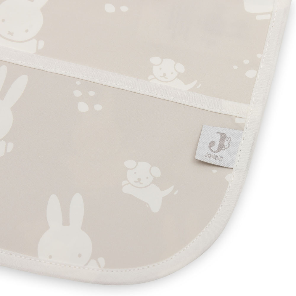 Bavoir à manches imperméable Miffy Snuffy Nougat (Jollein) - Image 4