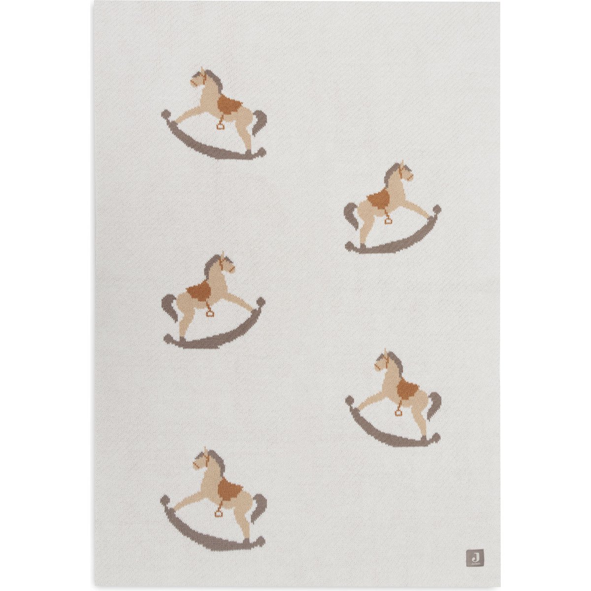 Couverture en tricot Nostalgic Ride (75 x 100 cm) (Jollein) - Image 5