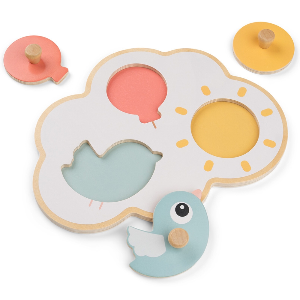 Puzzle premier âge Happy clouds (Done by deer) - Image 4