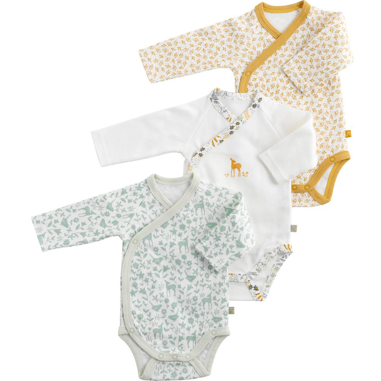 Lot de 3 bodies Promenons-nous (naissance) (Sauthon) - Image 1