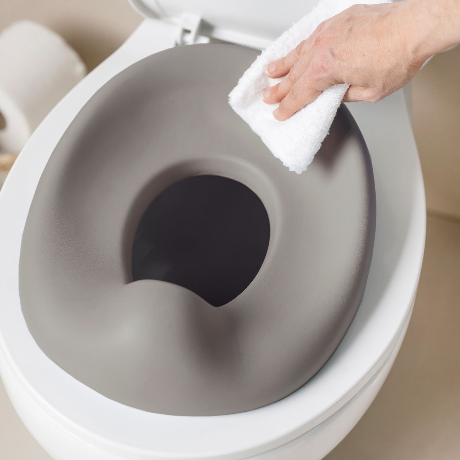 Pot d'apprentissage Potty 3 en 1 Taupe (Nattou) - Image 2
