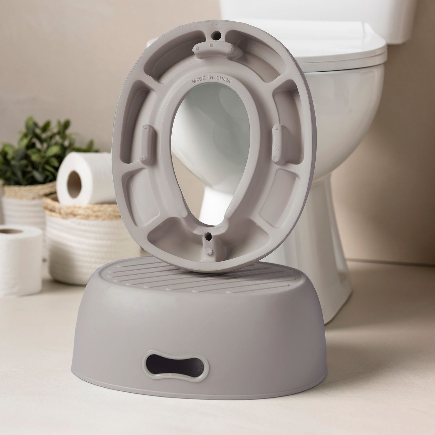Pot d'apprentissage Potty 3 en 1 Taupe (Nattou) - Image 3