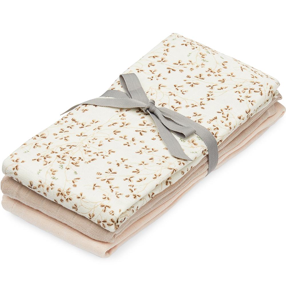 Cam Cam Copenhagen - Lot de 3 langes en mousseline Lierre (70 x 70 cm)