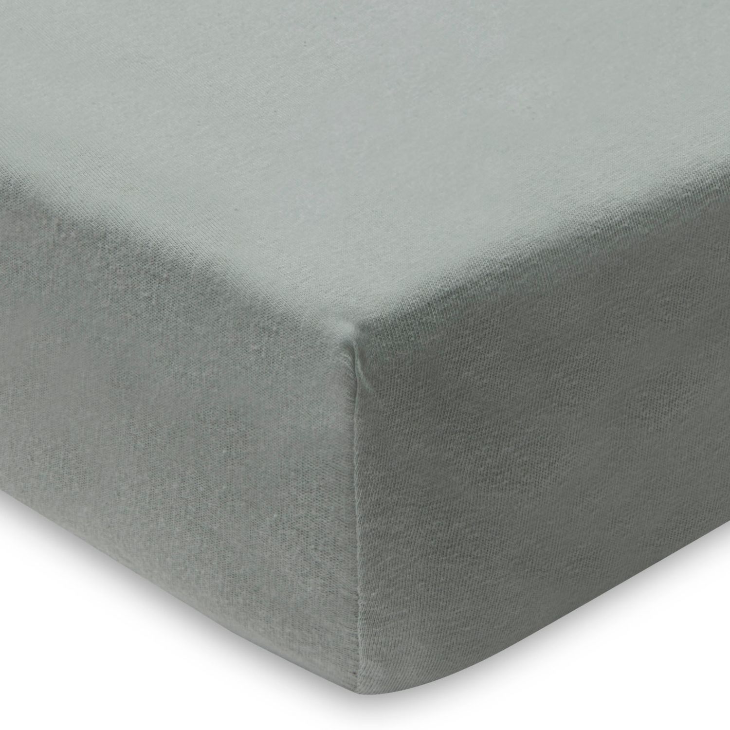 Jollein - Drap housse en jersey Ash Green (70 x 140 cm)