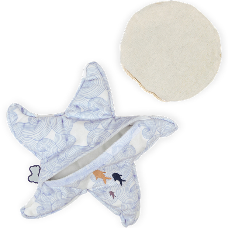 Peluche bouillotte bien-être étoile Petit calme (22 cm) (Kaloo) - Image 4