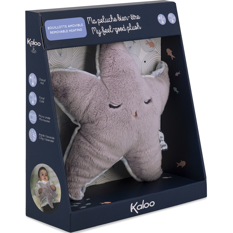 Peluche bouillotte bien-être étoile Petit calme (22 cm) (Kaloo) - Image 7