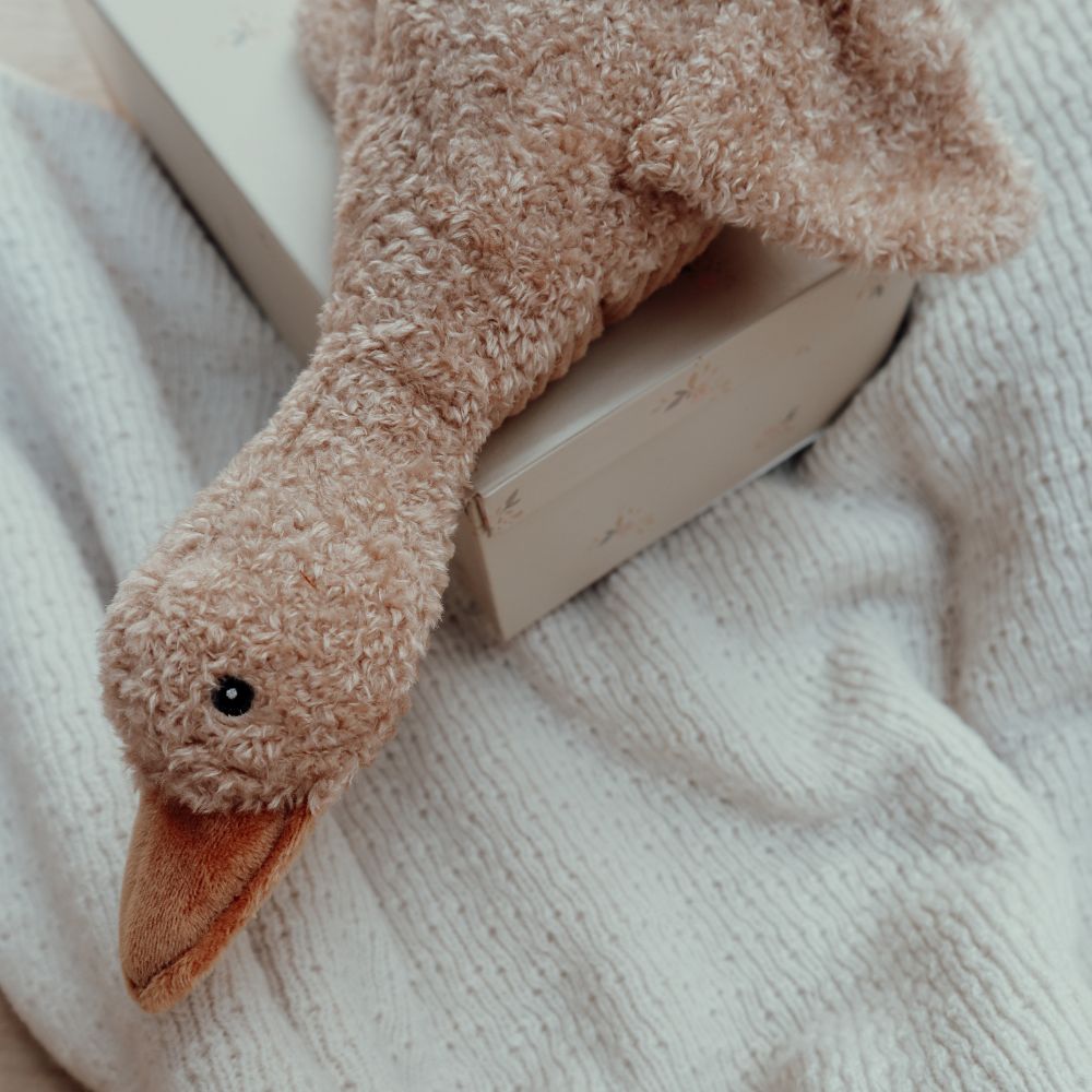 Peluche bruit blanc rechargeable oie Liva marron (FLOW) - Image 4