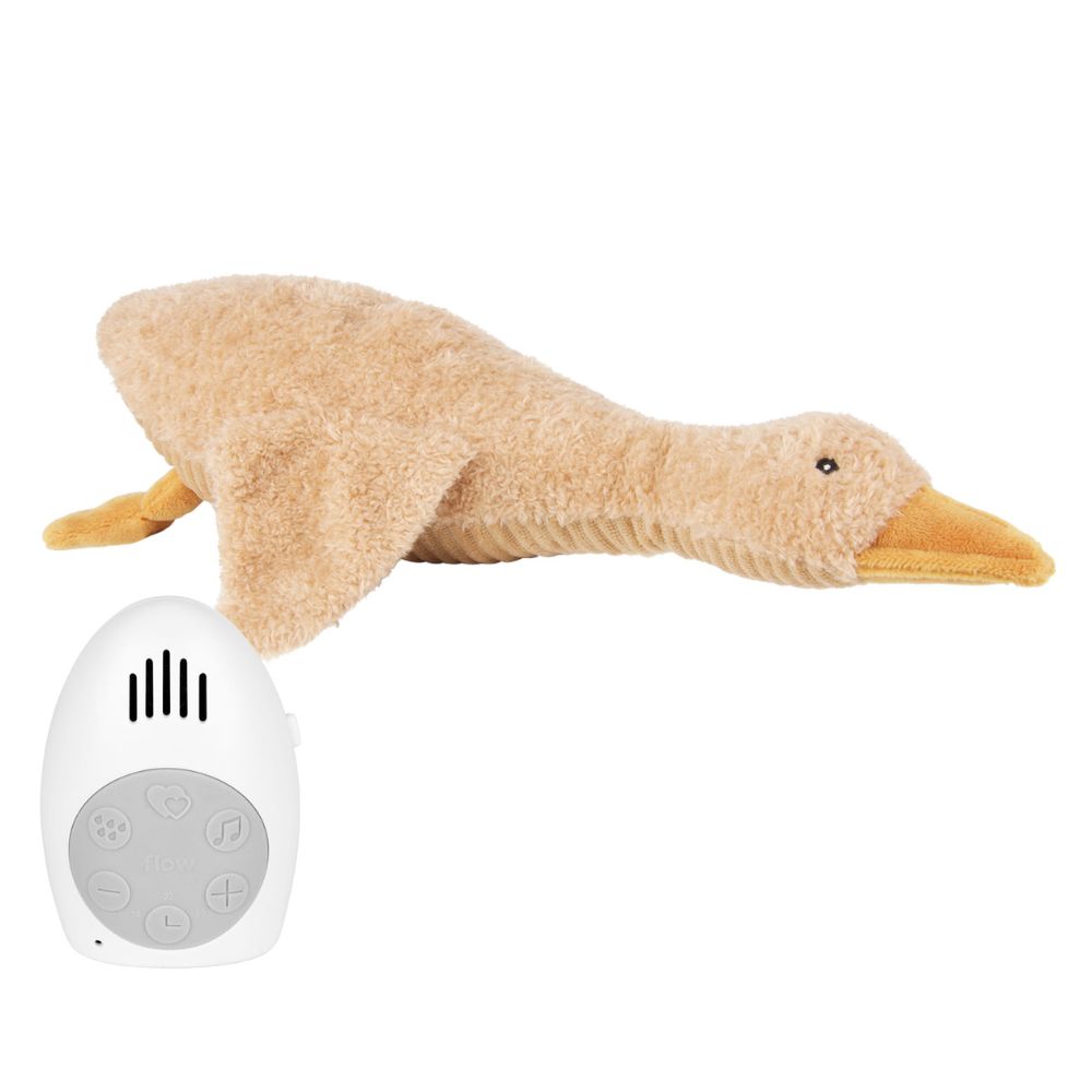 Peluche bruit blanc rechargeable oie Liva marron (FLOW) - Image 9