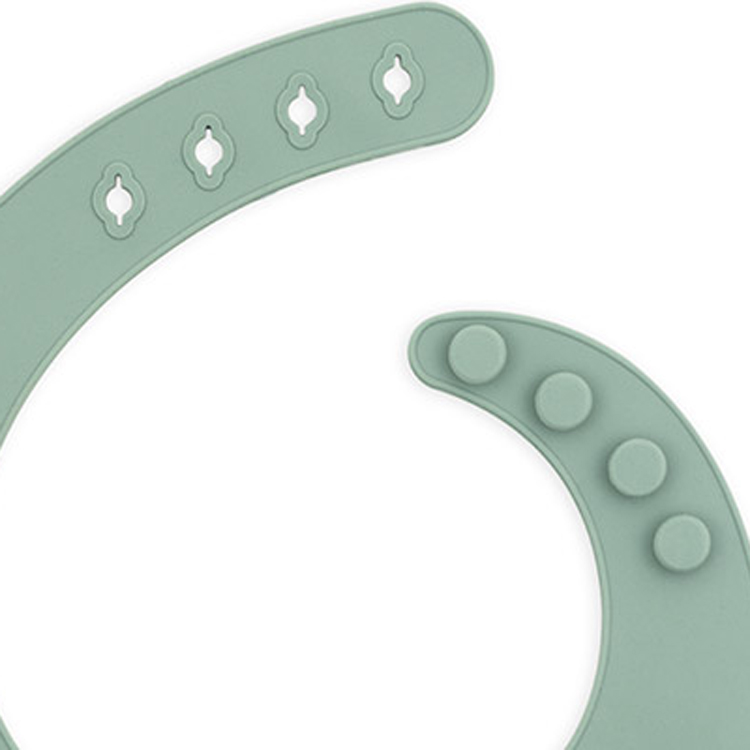 Bavoir en silicone Ash green vert (Jollein) - Image 4
