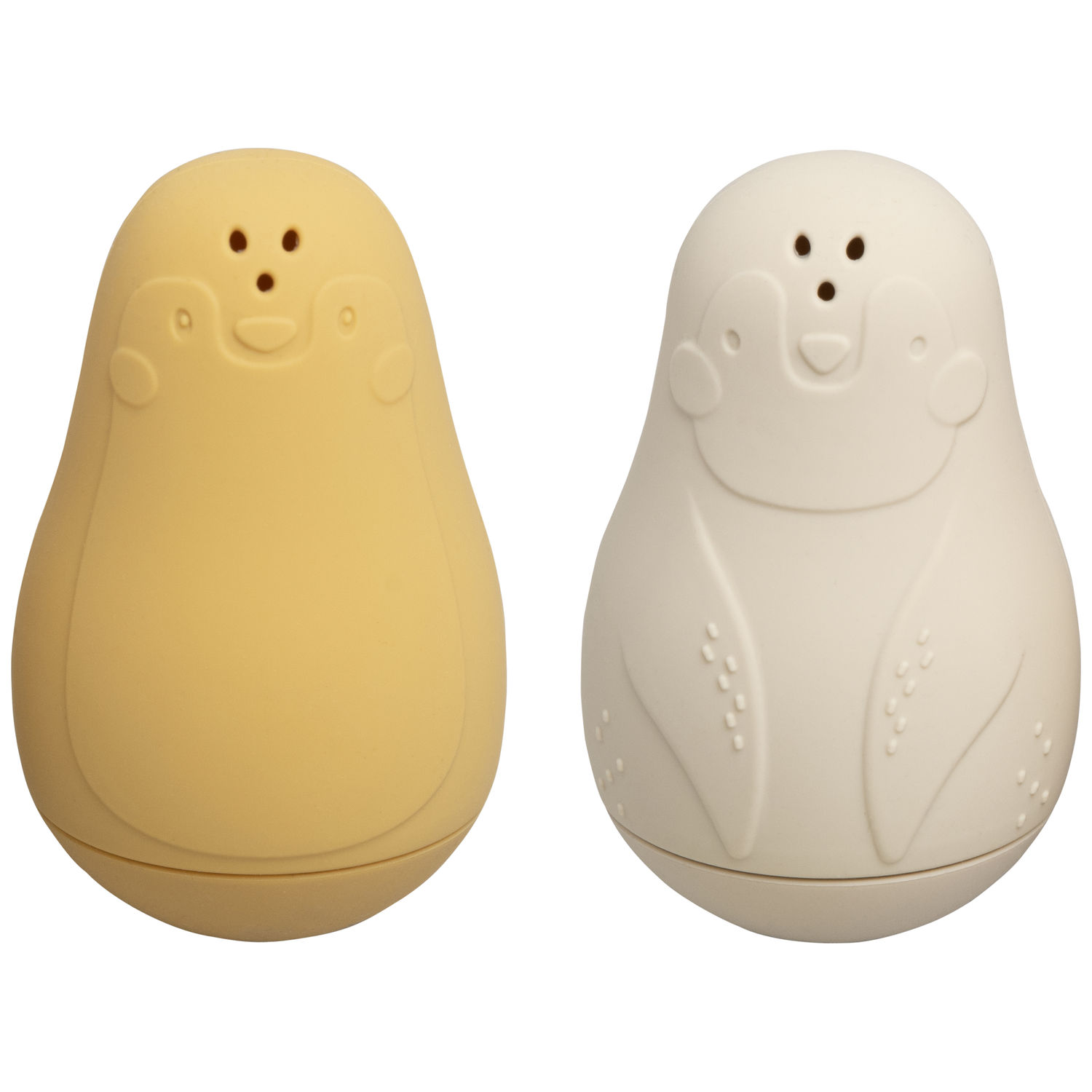 Lot de 2 jouets de bain Pingouin Ocre-Warm Linen (Baby's Only) - Image 1