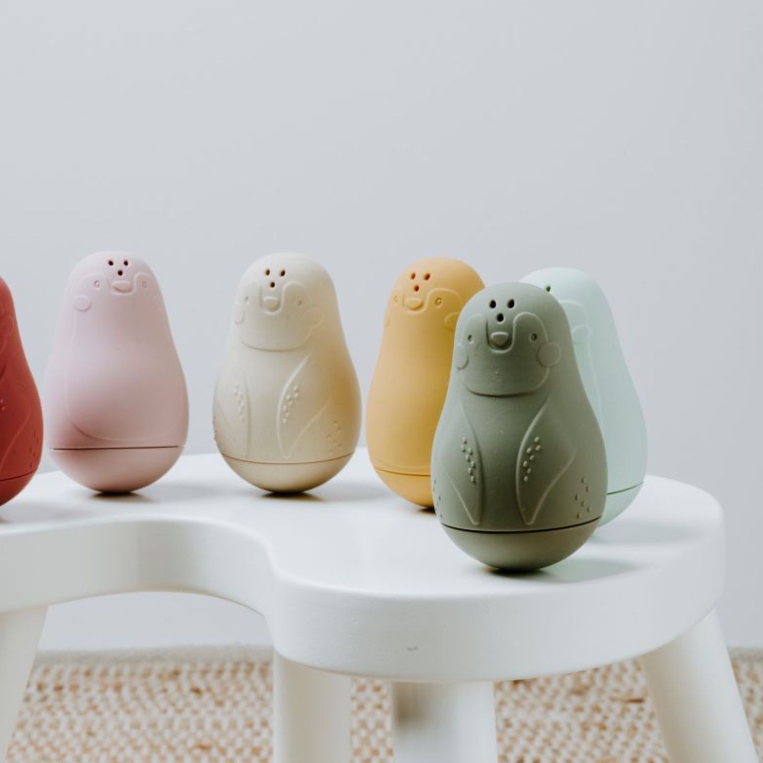 Lot de 2 jouets de bain Pingouin Ocre-Warm Linen (Baby's Only) - Image 4