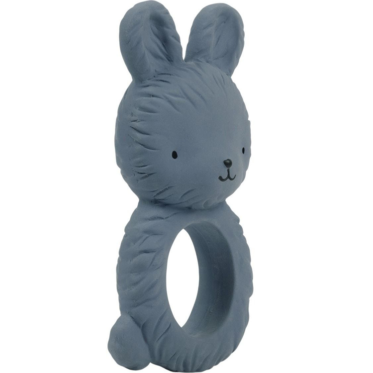 Anneau de dentition Lapin bleu anthracite (A Little Lovely Company) - Image 6