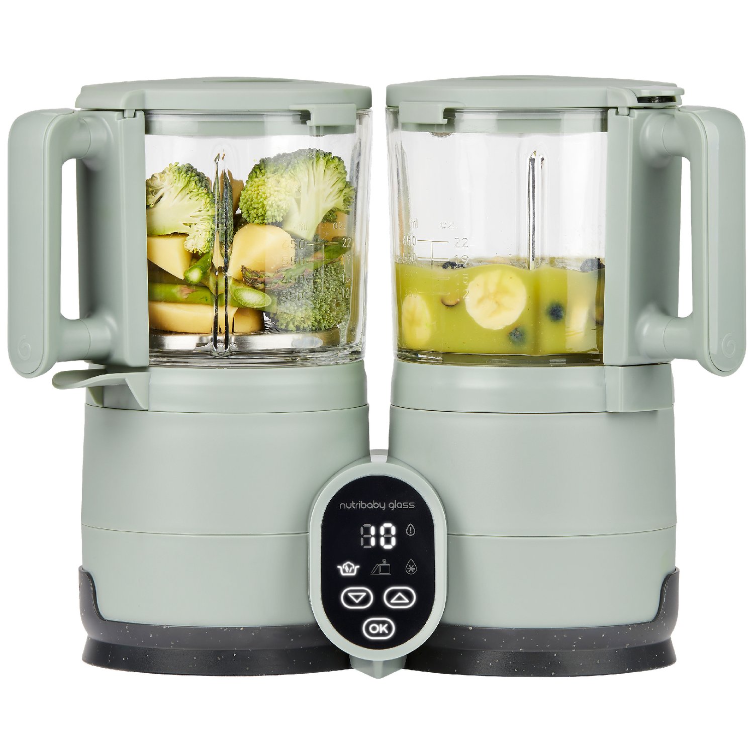 Robot cuiseur Nutribaby Glass Celadon Green
