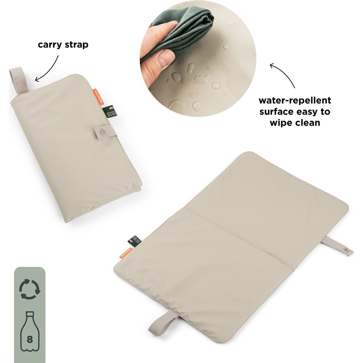 Tapis à langer pliable Sable (Done by deer) - Image 3