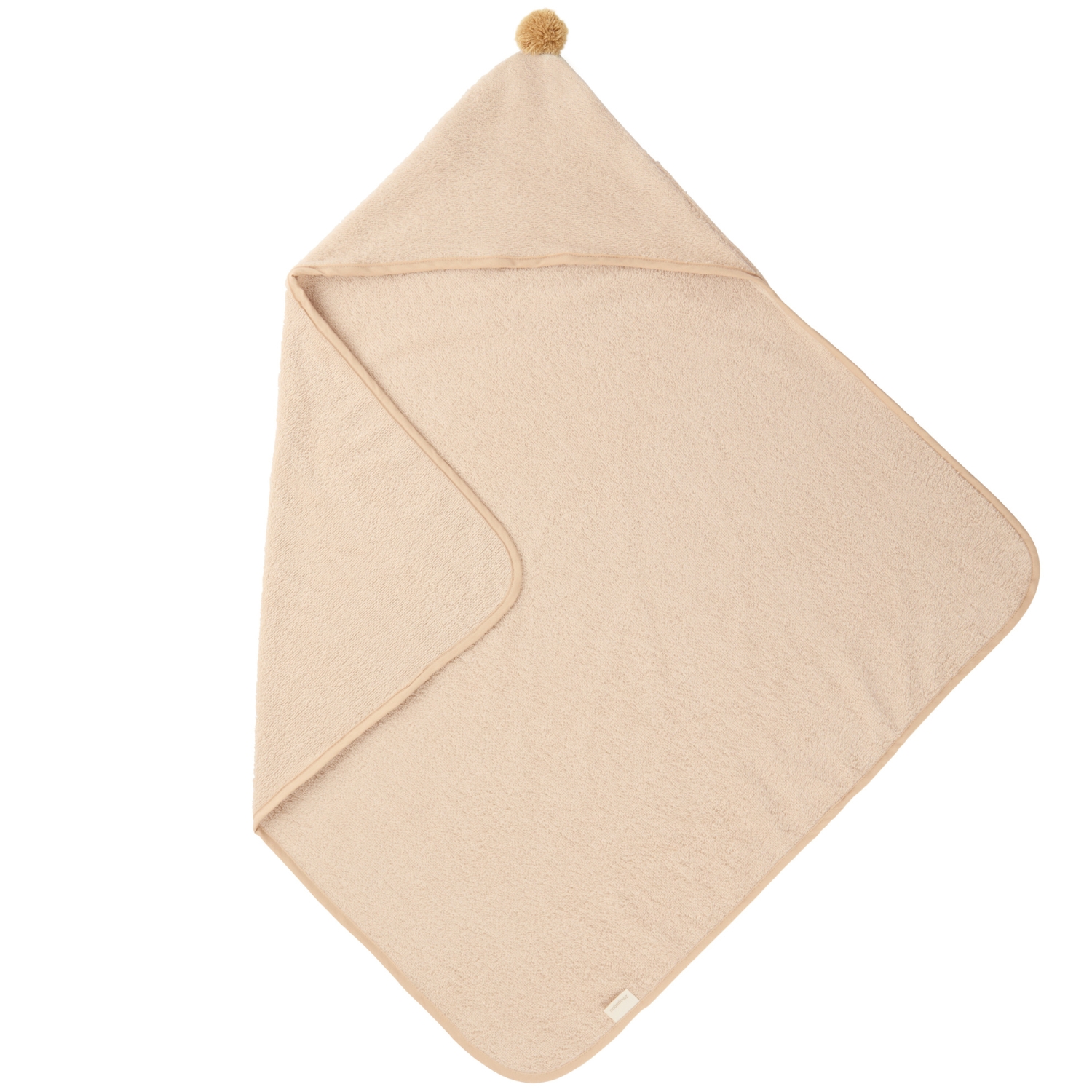 Nobodinoz - Cape de bain bébé So Cute Latte (73 x 73 cm)