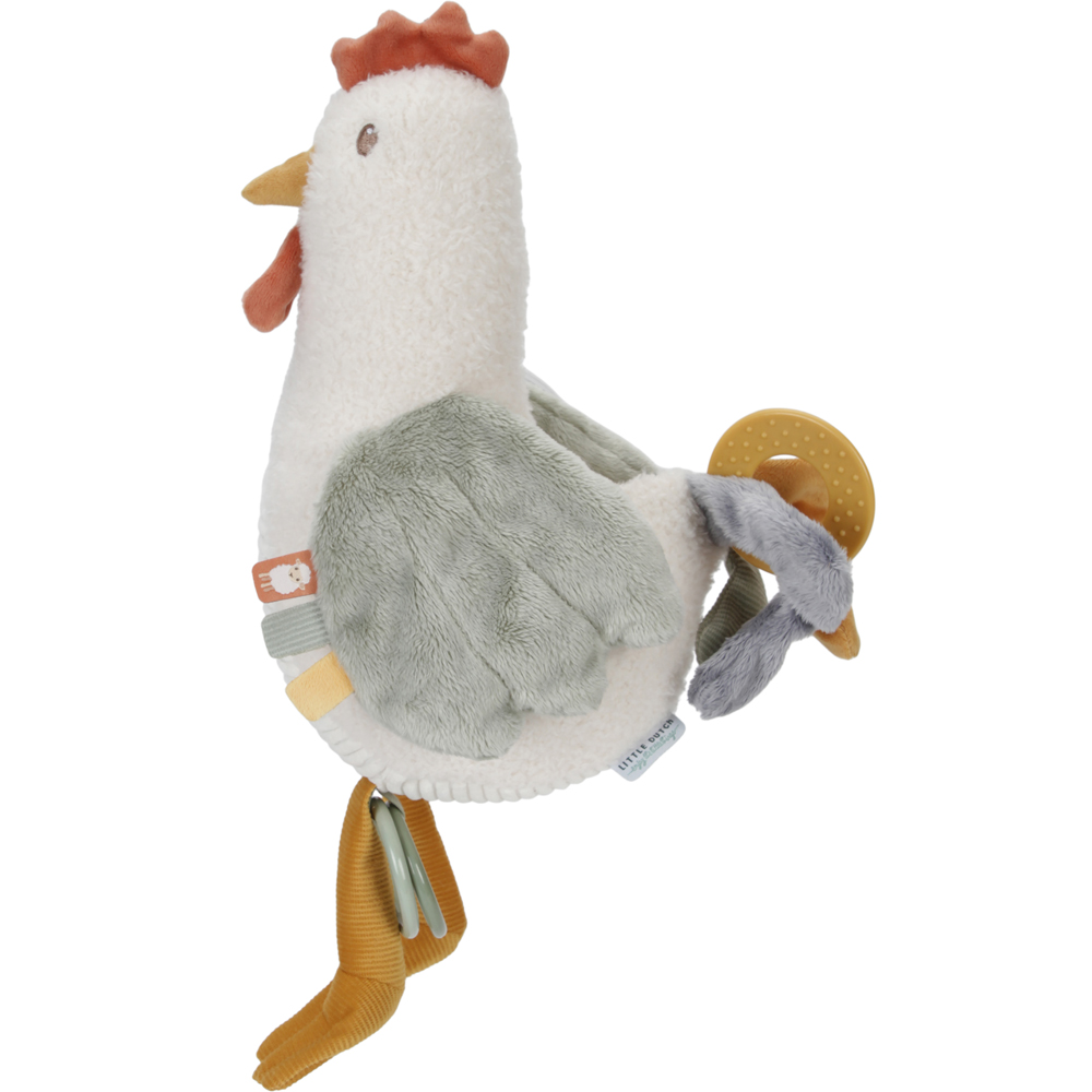 Poule d'activités Little Farm (25 cm) (Little Dutch) - Image 5