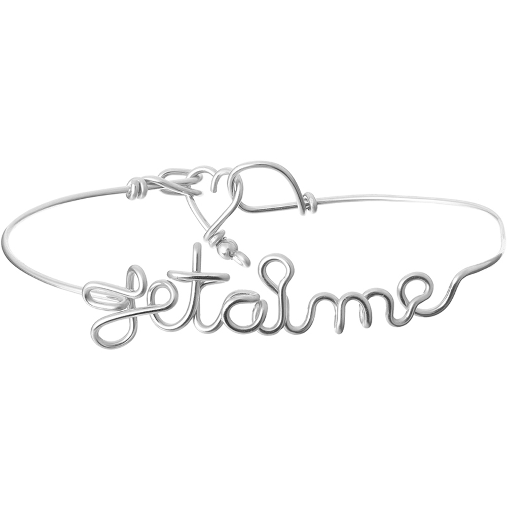 Padam Padam - Jonc Je t'aime S (argent massif 925)